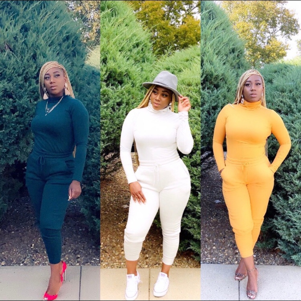 Turtleneck Jogger Set